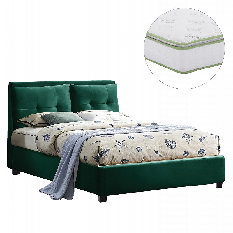 ΚΡΕΒΑΤΙ ΜΕ ΣΤΡΩΜΑ BILLIE HM21284.06 ΚΥΠΑΡΙΣΣΙ ΒΕΛΟΥΔΟ--ΓΙΑ 160x200εκ ΚΡΕΒΑΤΙ ΜΕ ΣΤΡΩΜΑ BILLIE HM21284.06 ΚΥΠΑΡΙΣΣΙ ΒΕΛΟΥΔΟ--ΓΙΑ 160x200εκ