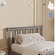 ΚΡΕΒΑΤΙ ΠΑΙΔΙΚΟ ΜΕ ΣΤΡΩΜΑ GIMLY HM21300.02 ΞΥΛΟ ΠΕΥΚΟΥ ΣΕ ΓΚΡΙ- ΓΙΑ ΣΤΡΩΜΑ 90x190εκ