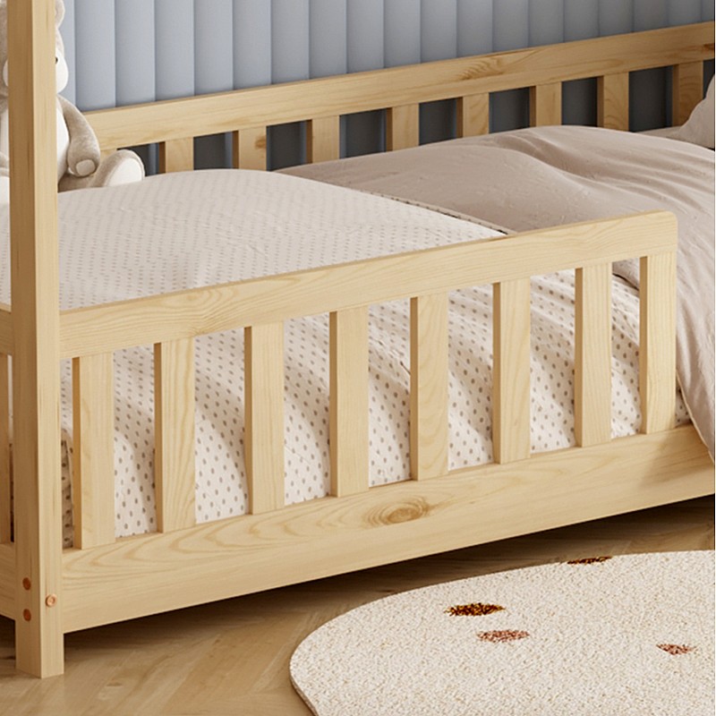 ΚΡΕΒΑΤΙ ΠΑΙΔΙΚΟ ΜΕ ΣΤΡΩΜΑ PHYLLIS HM21304 ΞΥΛΟ ΠΕΥΚΟΥ ΣΕ ΦΥΣΙΚΟ--ΣΤΡΩΜΑ 90x190εκ