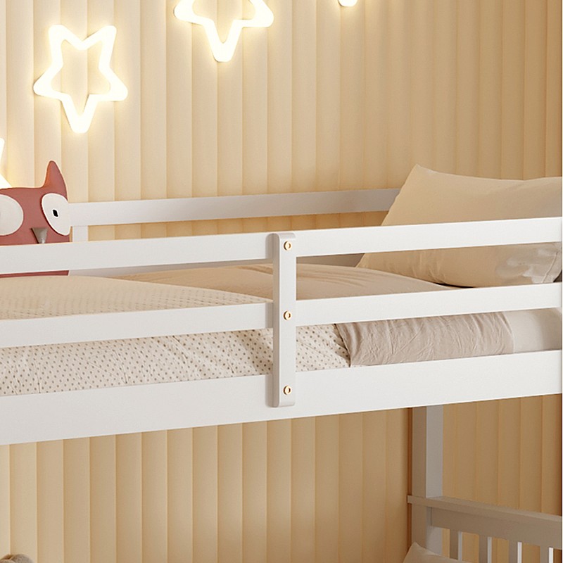 ΚΟΥΚΕΤΑ ΠΑΙΔΙΚΗ ΜΕ 2 ΣΤΡΩΜΑΤΑ LANTAI HM21307.01 ΞΥΛΟ ΠΕΥΚΟΥ ΛΕΥΚΟ--ΣΤΡΩΜΑΤΑ 90x190εκ