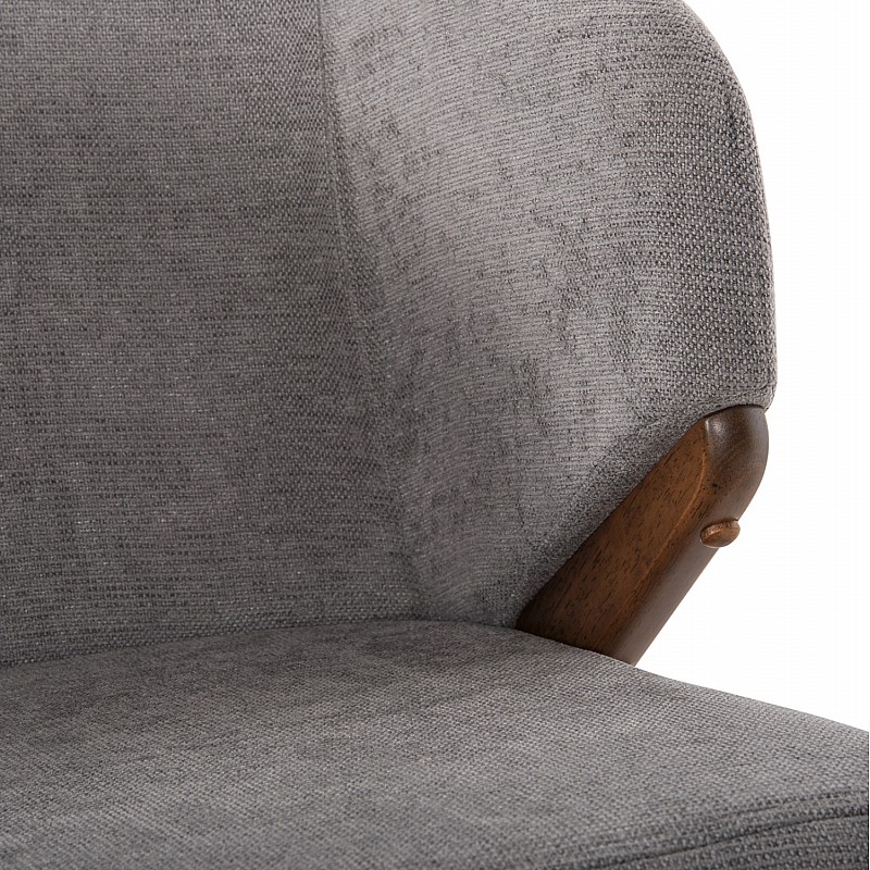 ΣΕΤ ΤΡΑΠΕΖΑΡΙΑΣ 7ΤΜΧ RINER HM21338 ΤΡΑΠΕΖΙ ΑΠΟ MDF--ΚΑΡΕΚΛΕΣ ΑΠΟ RUBBERWOOD & ΥΦΑΣΜΑ