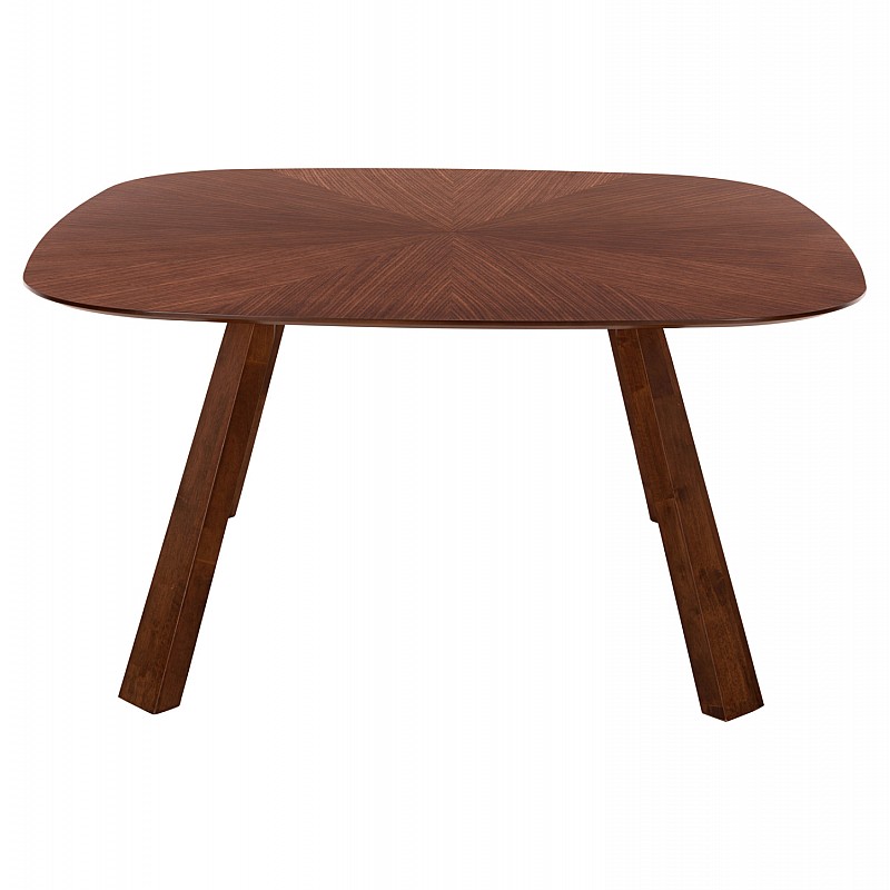 ΣΕΤ ΤΡΑΠΕΖΑΡΙΑΣ 9ΤΜΧ RIDER HM21341 ΤΡΑΠΕΖΙ ΑΠΟ MDF--ΚΑΡΕΚΛΕΣ RUBBERWOOD & ΥΦΑΣΜΑ