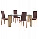 ΣΕΤ ΤΡΑΠΕΖΑΡΙΑΣ 5ΤΜΧ LADY HM11595 ΓΥΑΛΙ--ΜΕΤΑΛΛΟ--MDF ΣΕ SONAMA & ΚΑΦΕ ΥΦΑΣΜΑ ΣΕΤ ΤΡΑΠΕΖΑΡΙΑΣ 5ΤΜΧ LADY HM11595 ΓΥΑΛΙ--ΜΕΤΑΛΛΟ--MDF ΣΕ SONAMA & ΚΑΦΕ ΥΦΑΣΜΑ