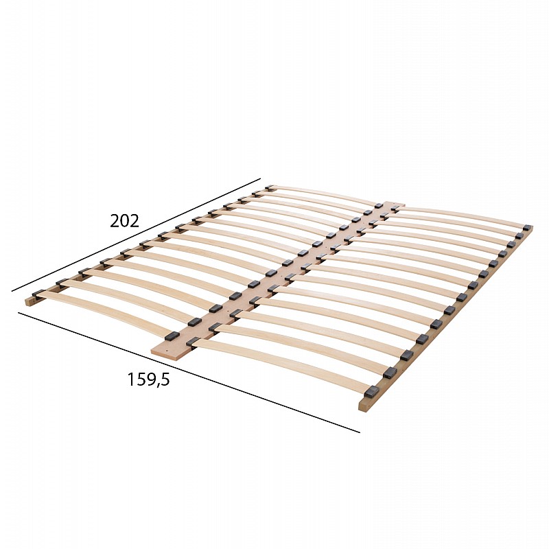 ΣΕΤ ΚΡΕΒΑΤΟΚΑΜΑΡΑΣ 5ΤΜΧ ADLER HM11758 ΜΕΛΑΜΙΝΗ SONAMA OAK-ΓΙΑ ΣΤΡΩΜΑ 160x200εκ