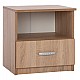 ΣΕΤ ΚΡΕΒΑΤΟΚΑΜΑΡΑΣ 5ΤΜΧ ADLER HM11758 ΜΕΛΑΜΙΝΗ SONAMA OAK-ΓΙΑ ΣΤΡΩΜΑ 160x200εκ