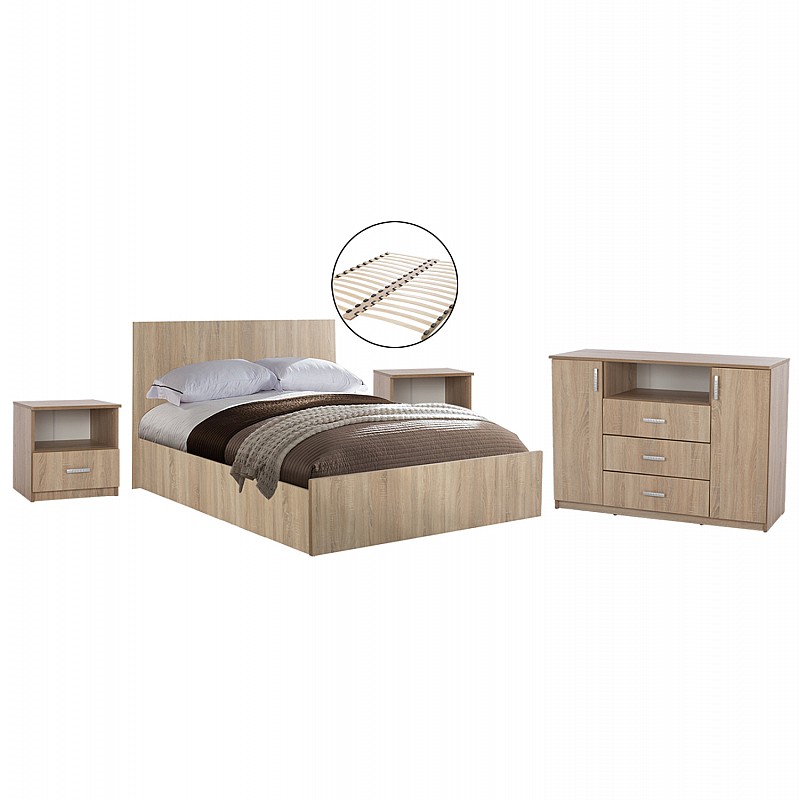 ΣΕΤ ΚΡΕΒΑΤΟΚΑΜΑΡΑΣ 5ΤΜΧ ADLER HM11758 ΜΕΛΑΜΙΝΗ SONAMA OAK-ΓΙΑ ΣΤΡΩΜΑ 160x200εκ ΣΕΤ ΚΡΕΒΑΤΟΚΑΜΑΡΑΣ 5ΤΜΧ ADLER HM11758 ΜΕΛΑΜΙΝΗ SONAMA OAK-ΓΙΑ ΣΤΡΩΜΑ 160x200εκ
