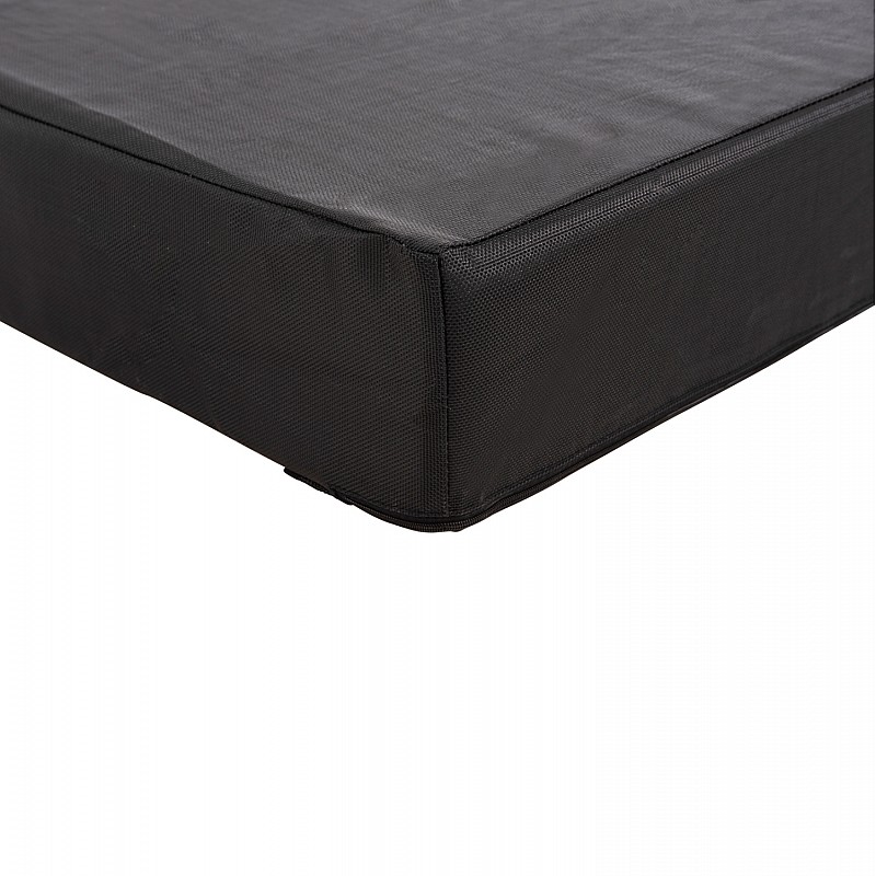 ΜΑΞΙΛΑΡΙ ΞΑΠΛΩΣΤΡΑΣ TEXTILENE SIFNOS ΜΑΥΡΟ HM11761.01 200(120+80)x70x20Yεκ.