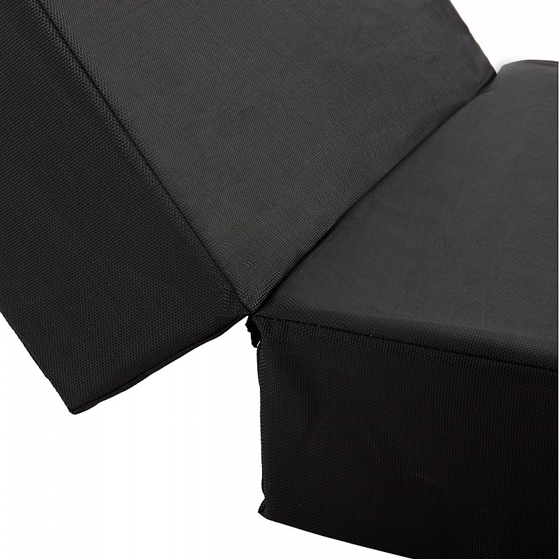 ΜΑΞΙΛΑΡΙ ΞΑΠΛΩΣΤΡΑΣ TEXTILENE SIFNOS ΜΑΥΡΟ HM11761.01 200(120+80)x70x20Yεκ.