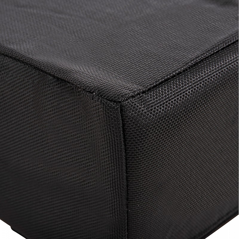 ΜΑΞΙΛΑΡΙ ΞΑΠΛΩΣΤΡΑΣ TEXTILENE SIFNOS ΜΑΥΡΟ HM11761.01 200(120+80)x70x20Yεκ.