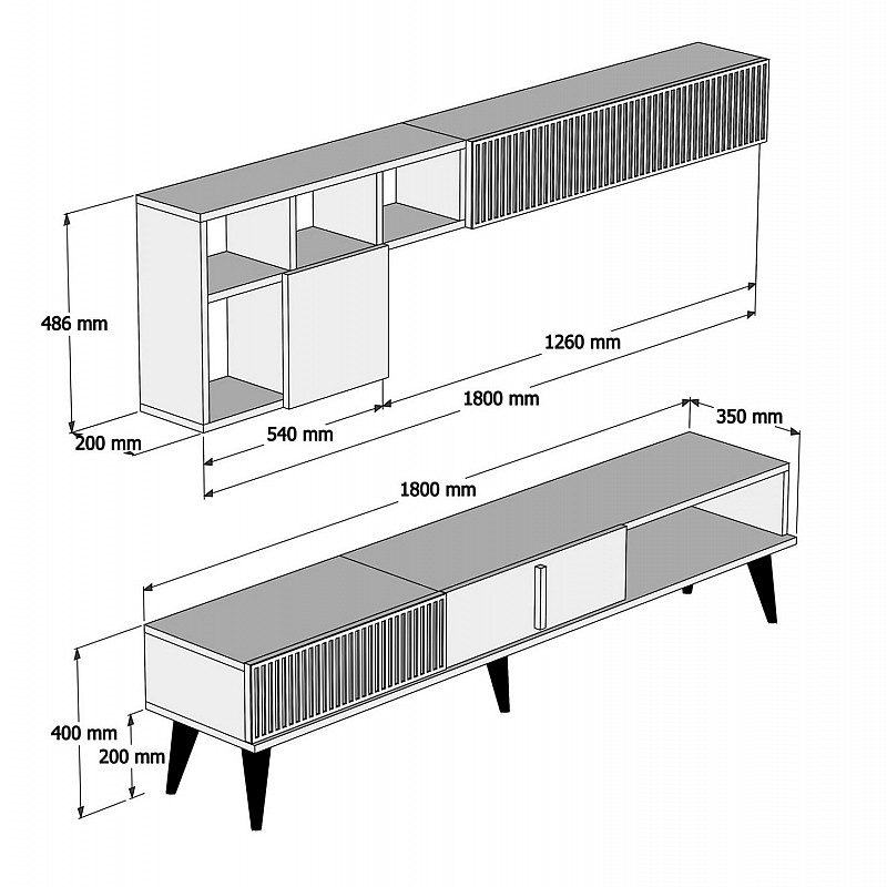 ΣΥΝΘΕΣΗ ΣΑΛΟΝΙΟΥ 2ΤΜΧ ΚΑΡΥΔΙ-ΜΑΥΡΟ ΜΑΡΜΑΡΟ HM11847.02