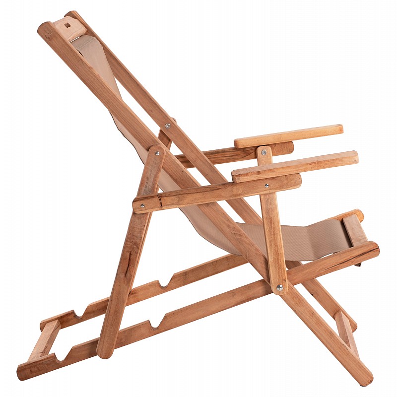 ΣΕΖΛΟΝΓΚ ΛΗΜΝΟΣ ΜΕ ΜΠΡΑΤΣΑ ΕΜΠΟΤΙΣΜΟΥ ΦΥΣΙΚΟ ΜΕ ΠΑΝΙ ΜΟΚΑ HM11877 62,5x97x105Υ εκ.