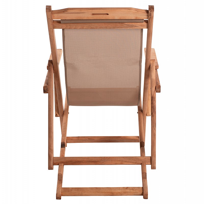 ΣΕΖΛΟΝΓΚ ΛΗΜΝΟΣ ΜΕ ΜΠΡΑΤΣΑ ΕΜΠΟΤΙΣΜΟΥ ΦΥΣΙΚΟ ΜΕ ΠΑΝΙ ΜΟΚΑ HM11877 62,5x97x105Υ εκ.