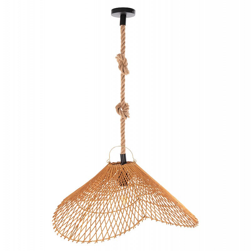 ΣΕΤ ΦΩΤΙΣΤΙΚΟ ΟΡΟΦΗΣ ΚΡΕΜΑΣΤΟ HM11925.01 ΣΧΟΙΝΙ ΚΑΙ ΦΥΣΙΚΟ RATTAN Φ58,5Χ131Υεκ.