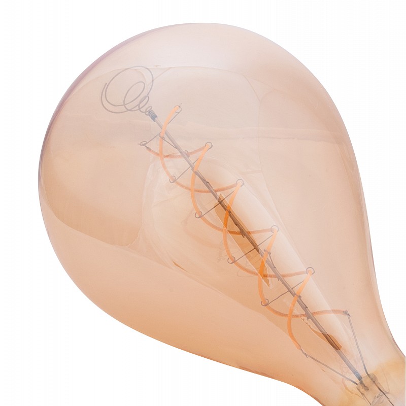 ΦΩΤΙΣΤΙΚΟ ΟΡΟΦΗΣ ΚΡΕΜΑΣΤΟ ΜΕ ΛΑΜΠΤΗΡΑ HM11928.01--ΣΧΟΙΝΙ 1m ΠΑΧΟΥΣ 2cm-ΝΤΟΥΙ Ε27