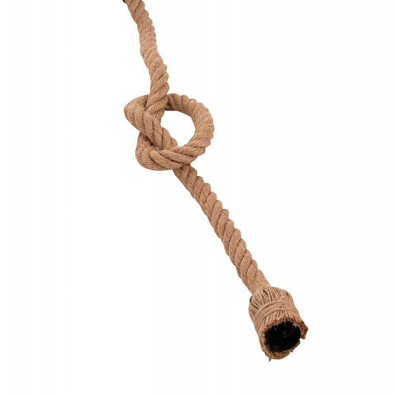 ΦΩΤΙΣΤΙΚΟ ΟΡΟΦΗΣ ΚΡΕΜΑΣΤΟ ΜΕ ΛΑΜΠΤΗΡΑ HM11930.01--ΣΧΟΙΝΙ 1m ΠΑΧΟΥΣ 2cm-ΝΤΟΥΙ Ε27