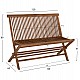 ΣΕΤ ΤΡΑΠΕΖΑΡΙΑΣ ΕΞΩΤ. ΧΩΡΟΥ 6ΤΜΧ KENDALL HM11954 ΜΑΣΙΦ ΞΥΛΟ TEAK ΦΥΣΙΚΟ