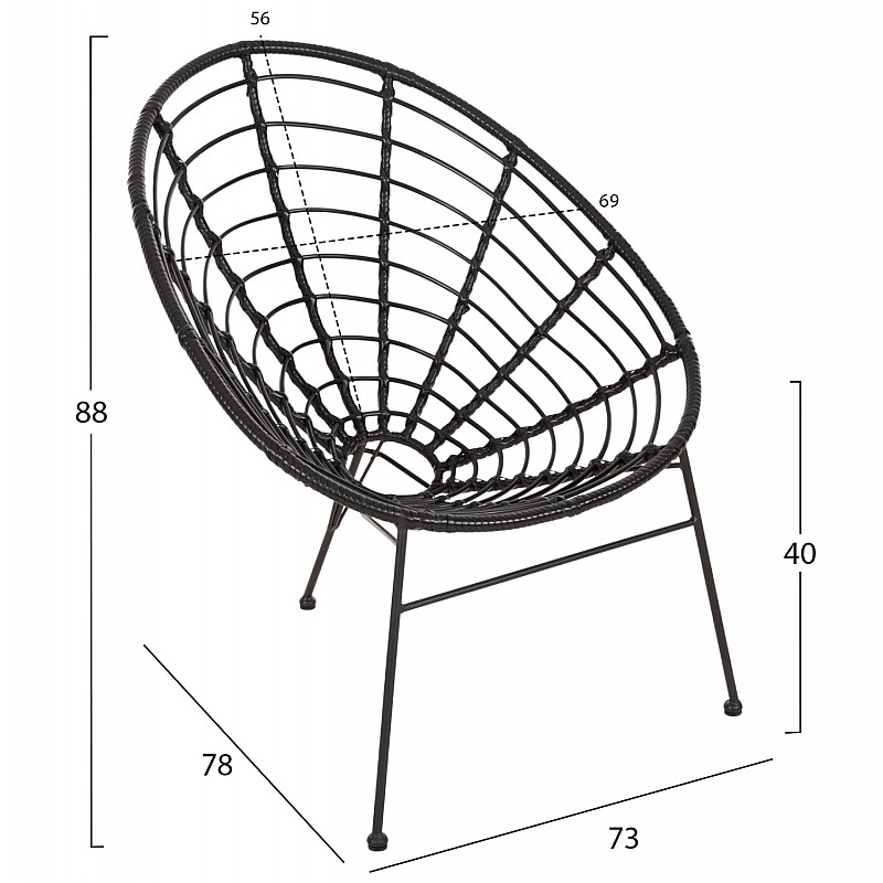 ΣΕΤ ΕΞΩΤΕΡΙΚΟΥ ΧΩΡΟΥ 3ΤΜΧ ALLEGRA HM21047.12 ΜΑΥΡΟ ΣΥΝΘ.RATTAN & ΜΕΤΑΛΛΟ ΣΕΤ ΕΞΩΤΕΡΙΚΟΥ ΧΩΡΟΥ 3ΤΜΧ ALLEGRA HM21047.12 ΜΑΥΡΟ ΣΥΝΘ.RATTAN & ΜΕΤΑΛΛΟ