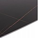 ΣΕΤ ΤΡΑΠΕΖΑΡΙΑΣ 5ΤΜΧ RAVEN HM21067.02 ΚΕΡΑΜΙΚΟ TOP ΜΑΥΡΟ ΜΑΡΜΑΡΟ--ΜΕΤΑΛΛΟ