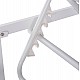 ΕΠΑΓΓΕΛΜ. ΞΑΠΛΩΣΤΡΑ MALLOW HM10715.01 ΛΕΥΚΟ ΑΛΟΥΜ.& ΓΚΡΙ ΜΑΞΙΛΑΡΙ 198x71x40,5-103Υεκ.