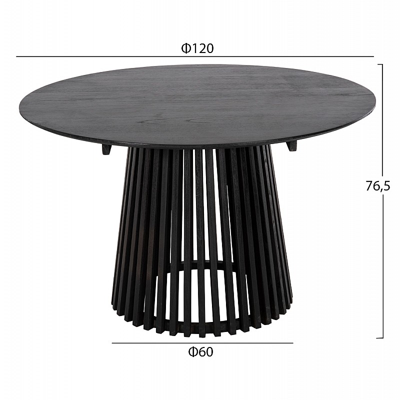 ΣΕΤ ΤΡΑΠΕΖΑΡΙΑΣ 5ΤΜΧ OSLO HM21075.01 ΣΤΡΟΓΓΥΛΟ ΤΡΑΠΕΖΙ Φ120εκ. & 4 ΚΑΡΕΚΛΕΣ-ΜΑΥΡΟ ΣΕΤ ΤΡΑΠΕΖΑΡΙΑΣ 5ΤΜΧ OSLO HM21075.01 ΣΤΡΟΓΓΥΛΟ ΤΡΑΠΕΖΙ Φ120εκ. & 4 ΚΑΡΕΚΛΕΣ-ΜΑΥΡΟ