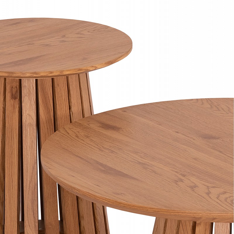 ΣΕΤ 2ΤΜΧ ΤΡΑΠΕΖΙΑ ΣΑΛΟΝΙΟΥ TALBERT HM21083 MDF ΦΥΣΙΚΟ ΞΥΛΟΥ Φ80εκ & Φ45εκ ΣΕΤ 2ΤΜΧ ΤΡΑΠΕΖΙΑ ΣΑΛΟΝΙΟΥ TALBERT HM21083 MDF ΦΥΣΙΚΟ ΞΥΛΟΥ Φ80εκ & Φ45εκ