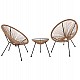 ΣΕΤ ΕΞΩΤΕΡΙΚΟΥ ΧΩΡΟΥ 3ΤΜΧ ACAPULCO HM21100 TWISTED WICKER-ΜΕΤΑΛΛΟ ΣΕΤ ΕΞΩΤΕΡΙΚΟΥ ΧΩΡΟΥ 3ΤΜΧ ACAPULCO HM21100 TWISTED WICKER-ΜΕΤΑΛΛΟ