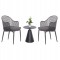 ΣΕΤ LOUNGE 3TMX ΕΞ.ΧΩΡΟΥ OREGO HM21106.01 ΑΛΟΥΜΙΝΙΟ ΣΕ ΣΚΟΥΡΟ ΓΚΡΙ