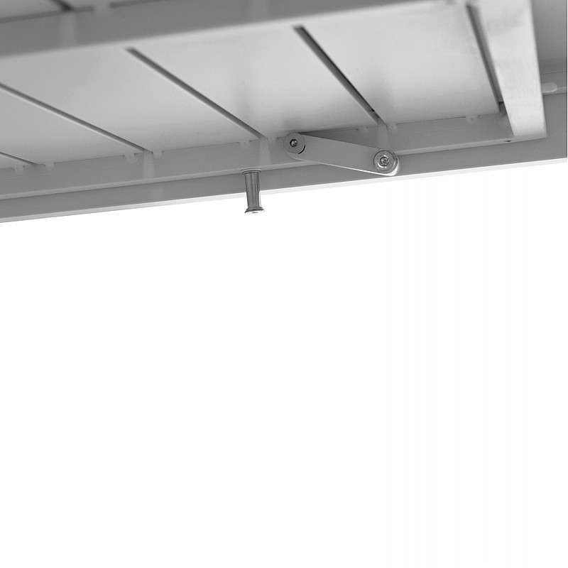 ΣΕΤ ΤΡΑΠΕΖΑΡΙΑΣ ΕΞ.ΧΩΡΟΥ 7ΤΜΧ KRUM HM21149 ΛΕΥΚΟ ΑΛΟΥΜΙΝΙΟ--P.E.RATTAN