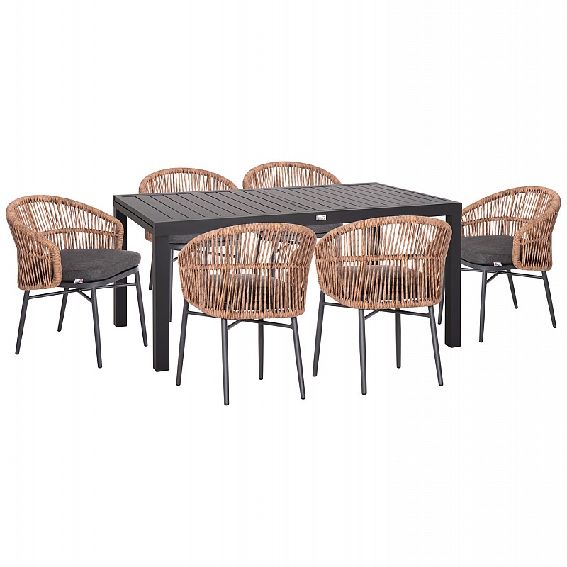 ΣΕΤ ΤΡΑΠΕΖΑΡΙΑΣ ΕΞ.ΧΩΡΟΥ 7ΤΜΧ KRUM HM21155 ΣΚΟΥΡΟ ΓΚΡΙ ΑΛΟΥΜΙΝΙΟ-P.E.RATTAN ΣΕΤ ΤΡΑΠΕΖΑΡΙΑΣ ΕΞ.ΧΩΡΟΥ 7ΤΜΧ KRUM HM21155 ΣΚΟΥΡΟ ΓΚΡΙ ΑΛΟΥΜΙΝΙΟ-P.E.RATTAN