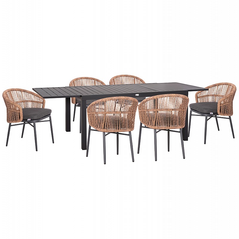 ΣΕΤ ΤΡΑΠΕΖΑΡΙΑΣ ΕΞ.ΧΩΡΟΥ 7ΤΜΧ KRUM HM21155 ΣΚΟΥΡΟ ΓΚΡΙ ΑΛΟΥΜΙΝΙΟ-P.E.RATTAN ΣΕΤ ΤΡΑΠΕΖΑΡΙΑΣ ΕΞ.ΧΩΡΟΥ 7ΤΜΧ KRUM HM21155 ΣΚΟΥΡΟ ΓΚΡΙ ΑΛΟΥΜΙΝΙΟ-P.E.RATTAN