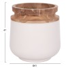 ΔΙΑΚΟΣΜΗΤΙΚΑ ΒΑΖΑ ΔΑΠΕΔΟΥ 2ΤΜΧ LINTER HM21140.02 FIBER CEMENT ΛΕΥΚΟ-ΞΥΛΟ ΤΕΑΚ 47Υ & 60Υεκ