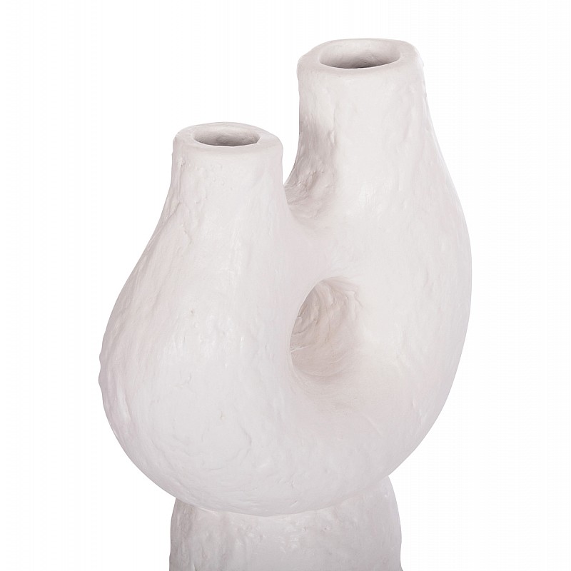 ΣΕΤ 2ΤΜΧ ΕΠΙΤΡΑΠΕΖΙΑ ΔΙΑΚΟΣΜΗΤΙΚΑ ΒΑΖΑ NAMENTIS HM21143.02 ΤΕΡΑΚΟΤΑ ΛΕΥΚΟ & ΒΥΣΣΙΝΙ