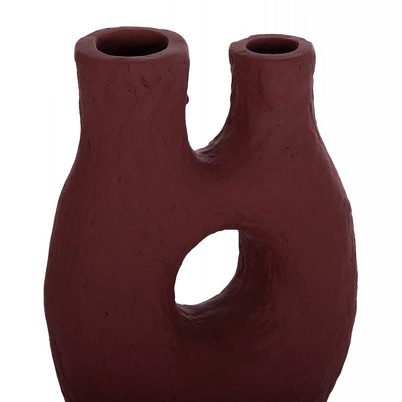 ΣΕΤ 2ΤΜΧ ΕΠΙΤΡΑΠΕΖΙΑ ΔΙΑΚΟΣΜΗΤΙΚΑ ΒΑΖΑ NAMENTIS HM21143.02 ΤΕΡΑΚΟΤΑ ΛΕΥΚΟ & ΒΥΣΣΙΝΙ