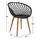 ΣΕΤ ΤΡΑΠΕΖΑΡΙΑΣ 5ΤΜΧ ARIADNE HM21174 MDF TOP & ΠΟΛΥΠΡΟΠΥΛΕΝΙΟ ΣΕ ΜΑΥΡΟ ΣΕΤ ΤΡΑΠΕΖΑΡΙΑΣ 5ΤΜΧ ARIADNE HM21174 MDF TOP & ΠΟΛΥΠΡΟΠΥΛΕΝΙΟ ΣΕ ΜΑΥΡΟ