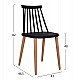 ΣΕΤ ΤΡΑΠΕΖΑΡΙΑΣ 5ΤΜΧ MINIMAL HM21178 MDF TOP ΣΕ ΜΑΥΡΟ-ΣΚΕΛΕΤΟΣ ΣΕ ΦΥΣΙΚΟ ΞΥΛΟΥ