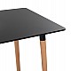 ΣΕΤ ΤΡΑΠΕΖΑΡΙΑΣ 5ΤΜΧ MINIMAL HM21178 MDF TOP ΣΕ ΜΑΥΡΟ-ΣΚΕΛΕΤΟΣ ΣΕ ΦΥΣΙΚΟ ΞΥΛΟΥ