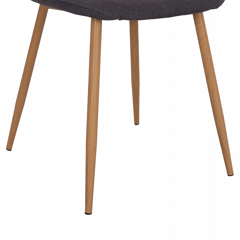 ΣΕΤ ΤΡΑΠΕΖΑΡΙΑΣ 5ΤΜΧ MINARDO HM21179 MDF TOP ΣΕ ΜΑΥΡΟ--ΣΚΟΥΡΟ ΓΚΡΙ ΥΦΑΣΜΑ