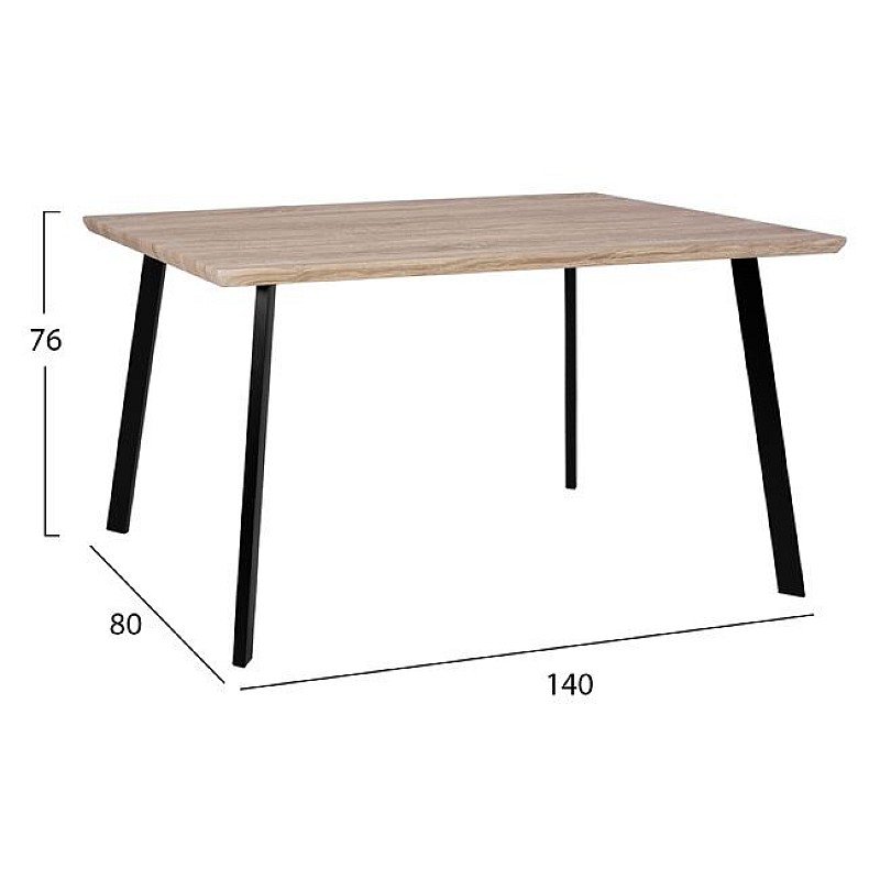 ΣΕΤ 5ΤΜΧ ΤΡΑΠΕΖΙ 140x80x76 cm SONAMA & ΚΑΡΕΚΛΕΣ VANESSA ΜΑΥΡΕΣ ΜΕΤΑΛΛΙΚΑ ΠΟΔΙΑ HM11037 ΣΕΤ 5ΤΜΧ ΤΡΑΠΕΖΙ 140x80x76 cm SONAMA & ΚΑΡΕΚΛΕΣ VANESSA ΜΑΥΡΕΣ ΜΕΤΑΛΛΙΚΑ ΠΟΔΙΑ HM11037