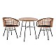 ΣΕΤ 3ΤΜΧ ALLEGRA WICKER ΜΕ ΤΡΑΠΕΖΙ Φ70Χ74Υ ΜΠΕΖ & ΜΑΥΡΟ ΧΡΩΜΑ HM10474 ΣΕΤ 3ΤΜΧ ALLEGRA WICKER ΜΕ ΤΡΑΠΕΖΙ Φ70Χ74Υ ΜΠΕΖ & ΜΑΥΡΟ ΧΡΩΜΑ HM10474