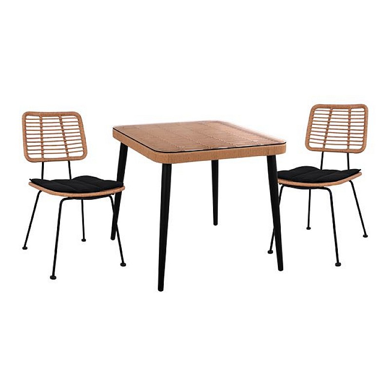 ΣΕΤ 3ΤΜΧ ALLEGRA WICKER ΜΕ ΤΡΑΠΕΖΙ 80X80Χ78Υ ΜΠΕΖ & ΜΑΥΡΟ ΧΡΩΜΑ HM10485 ΣΕΤ 3ΤΜΧ ALLEGRA WICKER ΜΕ ΤΡΑΠΕΖΙ 80X80Χ78Υ ΜΠΕΖ & ΜΑΥΡΟ ΧΡΩΜΑ HM10485