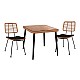 ΣΕΤ 3ΤΜΧ ALLEGRA WICKER ΜΕ ΤΡΑΠΕΖΙ 80X80Χ78Υ ΜΠΕΖ & ΜΑΥΡΟ ΧΡΩΜΑ HM10485 ΣΕΤ 3ΤΜΧ ALLEGRA WICKER ΜΕ ΤΡΑΠΕΖΙ 80X80Χ78Υ ΜΠΕΖ & ΜΑΥΡΟ ΧΡΩΜΑ HM10485