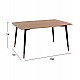 ΣΕΤ ΤΡΑΠΕΖΑΡΙΑΣ 5ΤΜΧ JOLIE HM11198.02 MDF TOP-ΒΕΛΟΥΔΟ ΣΑΠΙΟ ΜΗΛΟ & ΜΕΤΑΛΛΟ ΜΑΥΡΟ