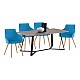 ΣΕΤ 5TMX ΤΡΑΠΕΖΙ MDF ALDWIN 160x90 ΜΕ ΠΟΛΥΘΡΟΝΑΚΙΑ ΒΕΛΟΥΔΙΝΑ IVY TΙΡΚΟΥΑΖ HM11255 ΣΕΤ 5TMX ΤΡΑΠΕΖΙ MDF ALDWIN 160x90 ΜΕ ΠΟΛΥΘΡΟΝΑΚΙΑ ΒΕΛΟΥΔΙΝΑ IVY TΙΡΚΟΥΑΖ HM11255