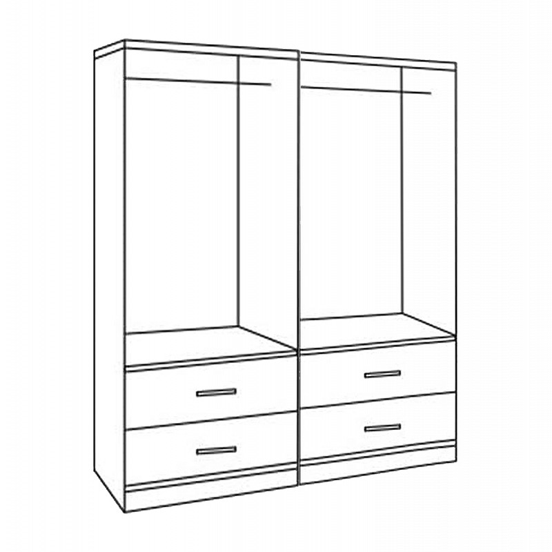 ΣΕΤ 2 ΤΜΧ ΝΤΟΥΛΑΠΑ 4ΦΥΛΛΗ ΜΕ 4 ΣΥΡΤΑΡΙΑ SONAMA 160X42X181 HM11349.02 ΣΕΤ 2 ΤΜΧ ΝΤΟΥΛΑΠΑ 4ΦΥΛΛΗ ΜΕ 4 ΣΥΡΤΑΡΙΑ SONAMA 160X42X181 HM11349.02