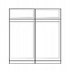 ΣΕΤ 2 ΤΜΧ ΝΤΟΥΛΑΠΑ 4ΦΥΛΛΗ ZEBRANO 160X42X181 HM11350.01 ΣΕΤ 2 ΤΜΧ ΝΤΟΥΛΑΠΑ 4ΦΥΛΛΗ ZEBRANO 160X42X181 HM11350.01