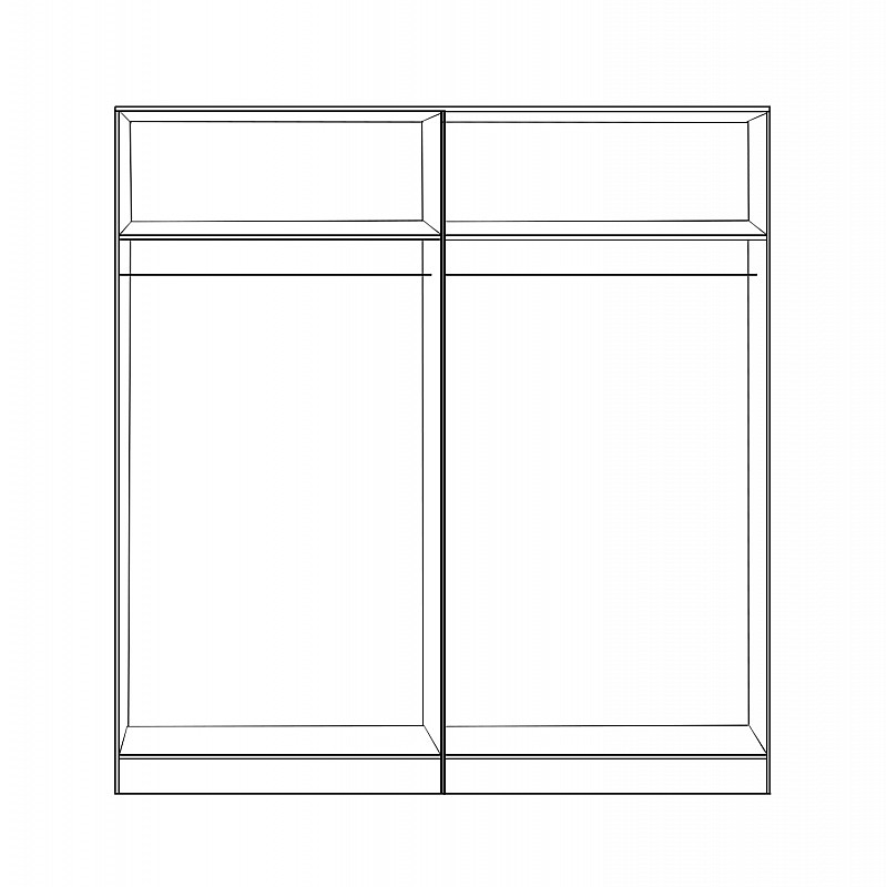ΣΕΤ 2 ΤΜΧ ΝΤΟΥΛΑΠΑ 4ΦΥΛΛΗ SONAMA 160X42X181 HM11350.02