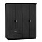 ΣΕΤ 2 ΤΜΧ ΝΤΟΥΛΑΠΑ 4ΦΥΛΛΗ ZEBRANO 160X42X181 HM11351.01