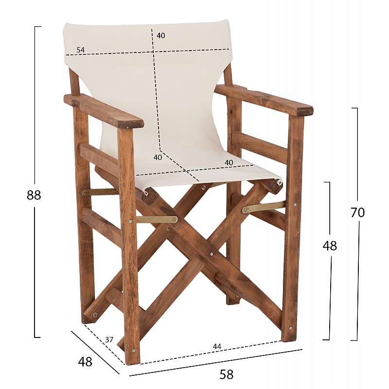 ΠΟΛΥΘΡΟΝΑ ΣΚΗΝΟΘΕΤΗ ΛΗΜΝΟΣ ΚΑΡΥΔΙ ΜΕ ΚΑΡΑΒΟΠΑΝΟ ΕΚΡΟΥ HM11518.01 58x48x88 εκ.