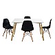 ΣΕΤ ΤΡΑΠΕΖΑΡΙΑ 5Τ ΤΡΑΠΕΖΙ MINIMAL 120x80x73 cm-TWIST ΜΑΥΡΕΣ HM10080.02 ΣΕΤ ΤΡΑΠΕΖΑΡΙΑ 5Τ ΤΡΑΠΕΖΙ MINIMAL 120x80x73 cm-TWIST ΜΑΥΡΕΣ HM10080.02