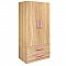 ΝΤΟΥΛΑΠΑ 2ΦΥΛΛΗ PLAYROOM SONAMA-ΡΟΖ HM335+HM336.02 80X50X180εκ.